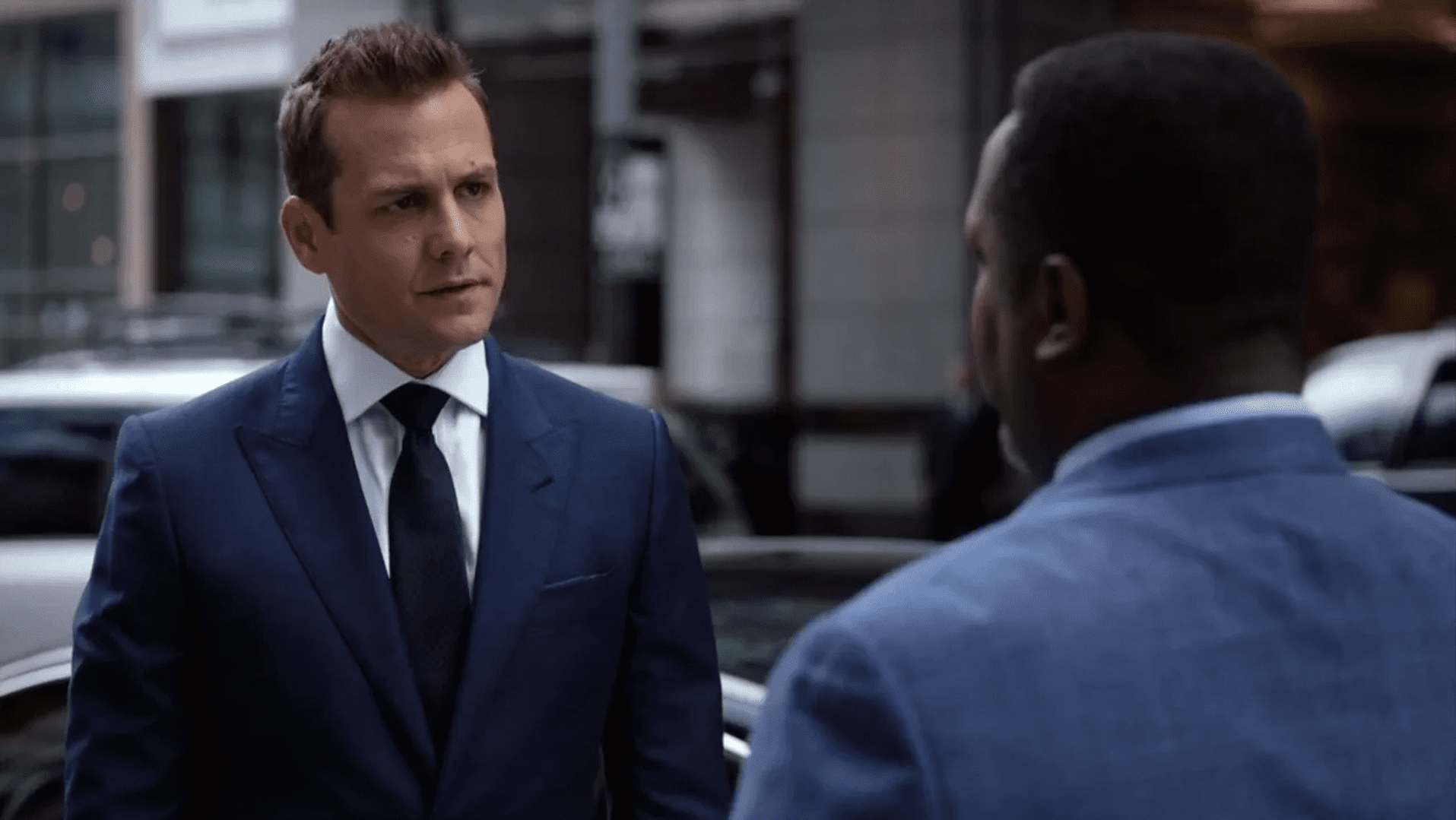 Harvey specter navy cheap blue suit